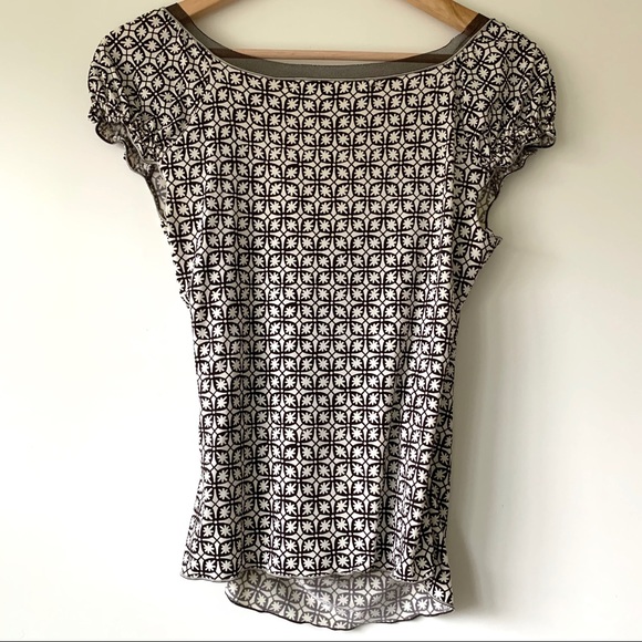 Max Studio Faux Wrap Top Women’s XS - Picture 2 of 3